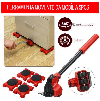 MOVEDOR DE MÓVEIS 5 PEÇAS